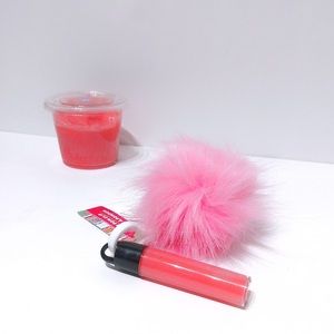 Wearable Peppermint Slime Keychain/Necklace